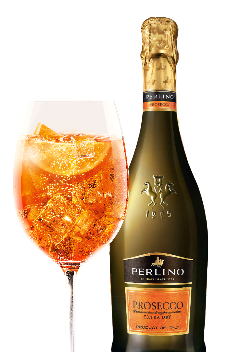 Perlino verre et bouteille